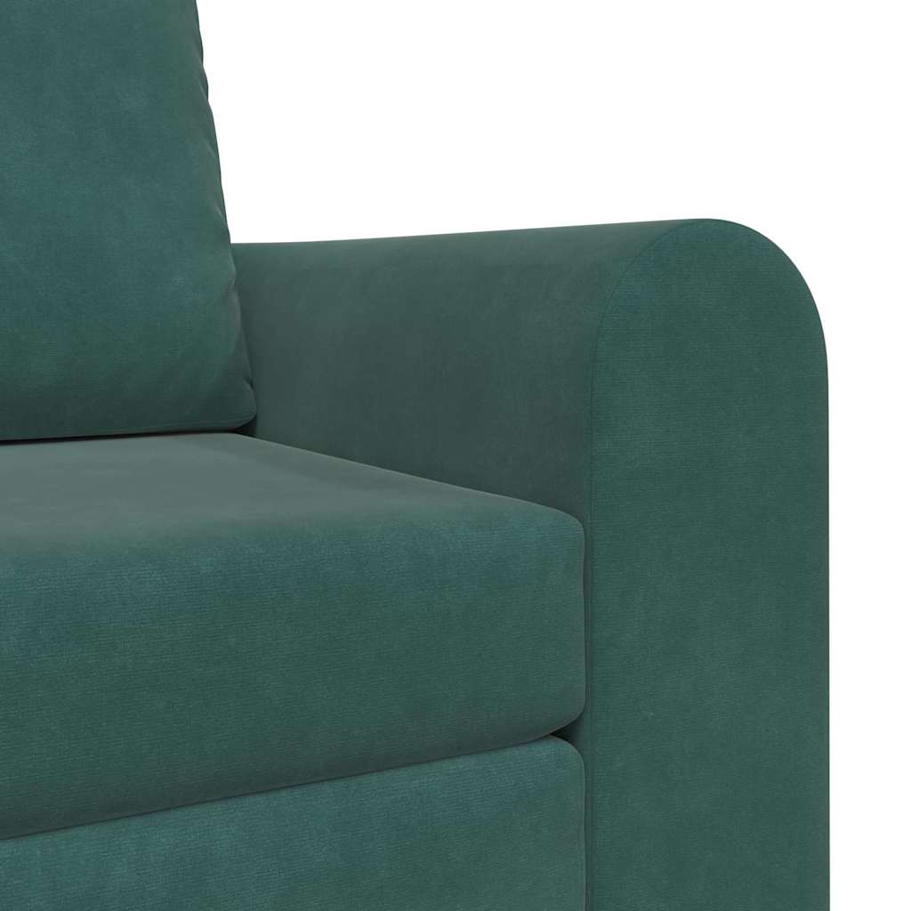Sofa Bed Dark green 98 x 71 x 83 cm Velvet